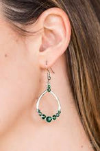 Load image into Gallery viewer, All That Glitters Green Earrings