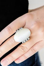 Load image into Gallery viewer, All Will Be Shine White Ring - Angie&#39;s $5.00 Bling