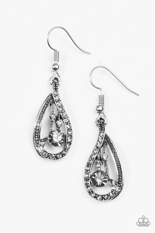 All For Show Silver Earrings - Angie's $5.00 Bling