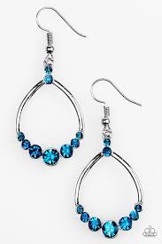 All that Glitters Blue Earrings