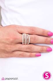 All the Sparkles Rose Gold Ring - Angie's $5.00 Bling