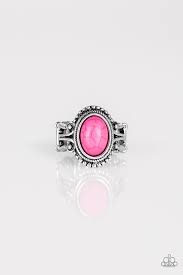 All the World's A Stagecoach Pink Ring - Angie's $5.00 Bling