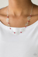Load image into Gallery viewer, Always Abloom Red Necklace