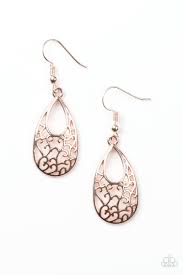 Always Be Vine Rose Gold Earrings