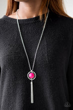 Load image into Gallery viewer, Always Front and Center Pink Necklace