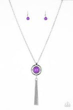 Load image into Gallery viewer, Always Front and Center Purple Necklace - Angie&#39;s $5.00 Bling