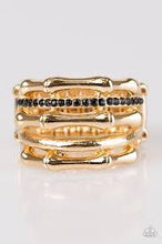 Load image into Gallery viewer, Always On Edge Gold Ring - Angie&#39;s $5.00 Bling