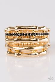 Always On Edge Gold Ring - Angie's $5.00 Bling