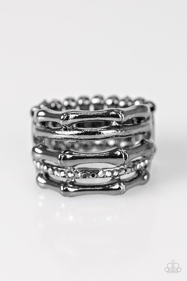 Always On Edge Black Ring - Angie's $5.00 Bling