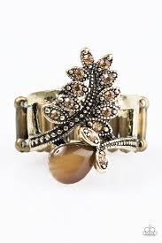Amazingly Autumn Brass Ring - Angie's $5.00 Bling