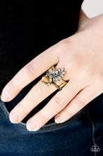 Load image into Gallery viewer, Amazingly Autumn Brass Ring - Angie&#39;s $5.00 Bling