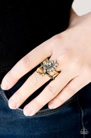 Amazingly Autumn Brass Ring - Angie's $5.00 Bling