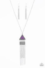 Load image into Gallery viewer, Anasazi Awe Purple Necklace - Angie&#39;s $5.00 Bling