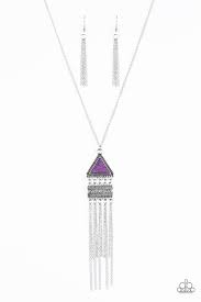 Anasazi Awe Purple Necklace - Angie's $5.00 Bling