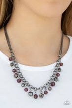 Load image into Gallery viewer, And the Crowd Cheers Purple Necklace - Angie&#39;s $5.00 Bling