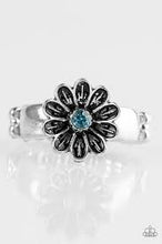 Load image into Gallery viewer, Anywhere Bud Here Blue Skinny Band Ring - Angie&#39;s $5.00 Bling