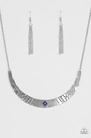 Arizona Adventure Purple Necklace - Angie's $5.00 Bling
