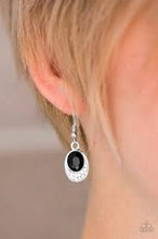 Load image into Gallery viewer, As Humanly Posh-ible Black Earrings