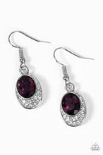 Load image into Gallery viewer, As Humanly Posh-ible Purple Earrings