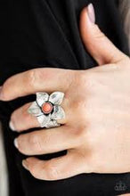 Load image into Gallery viewer, Ask For Flower Orange Ring - Angie&#39;s $5.00 Bling