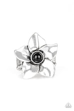 Load image into Gallery viewer, Ask For Flowers Black Ring - Angie&#39;s $5.00 Bling