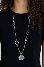 Load image into Gallery viewer, Autumn Collage Silver Necklace