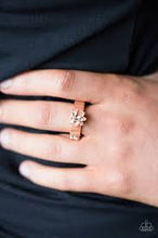 Load image into Gallery viewer, Autumn Gardens Rose Gold Skinny Band Ring