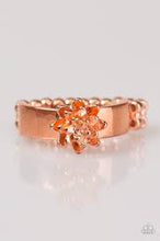 Load image into Gallery viewer, Autumn Gardens Copper Skinny Band Ring
