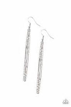 Load image into Gallery viewer, Award Show Attitude White Earrings