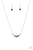 Load image into Gallery viewer, Sparkling Stargazer Green Necklace