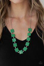 Load image into Gallery viewer, Hello Material Girl Green Necklace