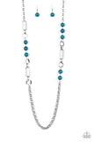 Load image into Gallery viewer, Cache Me Out Blue Necklace