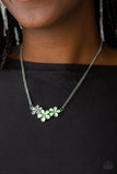 Load image into Gallery viewer, Hibiscus Haciendas Green Necklace