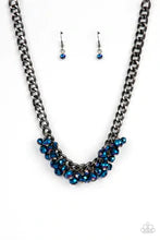 Load image into Gallery viewer, Galactic Knockout Blue Necklace