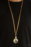 Load image into Gallery viewer, Primal Paradise Green Necklace