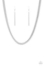 Backstage Bravado Silver Necklace