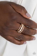 Load image into Gallery viewer, Backstage Sparkle Rose Gold Ring - Angie&#39;s $5.00 Bling