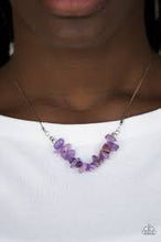 Load image into Gallery viewer, Back to Nature Purple Necklace - Angie&#39;s $5.00 Bling