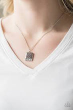 Load image into Gallery viewer, Back to Square One Silver Necklace