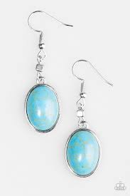 Back to the Sandstone Age Turquoise Earrings