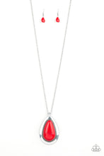 Load image into Gallery viewer, Badland to the Bone Red Necklace