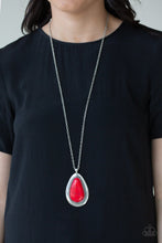 Load image into Gallery viewer, Badland to the Bone Red Necklace