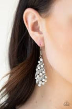 Load image into Gallery viewer, Ballroom Waltz White Earrings