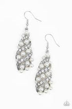 Load image into Gallery viewer, Ballroom Waltz White Earrings