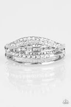 Load image into Gallery viewer, Bank On It White Skinny Band Ring