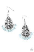 Load image into Gallery viewer, Baroque the Bank Blue Earrings