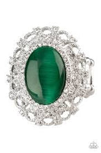 Load image into Gallery viewer, Baroque the Spell Green Ring - Angie&#39;s $5.00 Bling