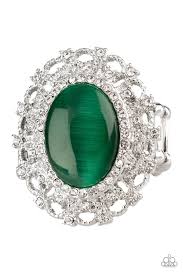 Baroque the Spell Green Ring - Angie's $5.00 Bling