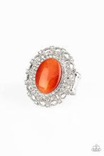 Load image into Gallery viewer, Baroque the Spell Orange Ring - Angie&#39;s $5.00 Bling
