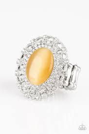 Baroque the Spell Yellow Ring - Angie's $5.00 Bling